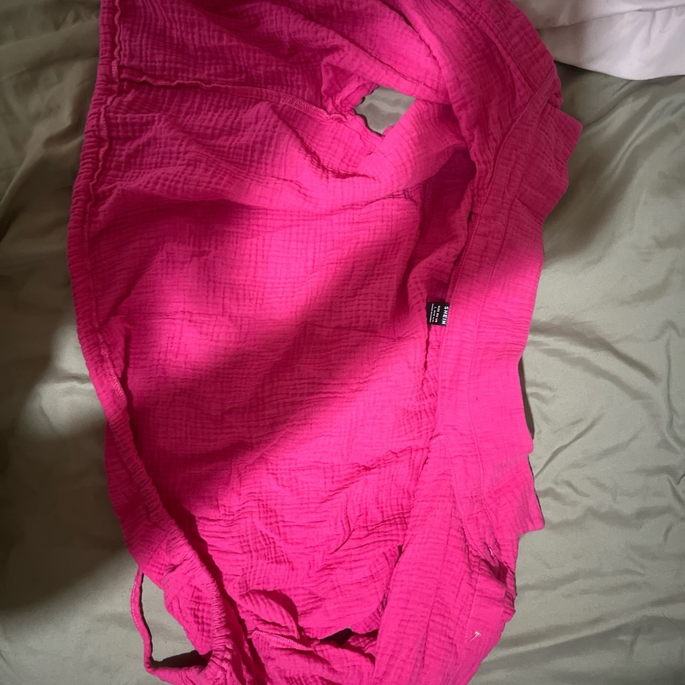 SHEIN Hot Pink Crop Top